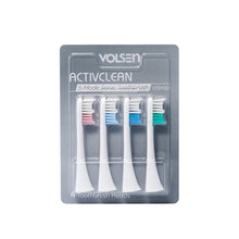 Load image into Gallery viewer, Volsen ActivClean Toothbrush heads (pack of 4)
