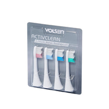 Load image into Gallery viewer, Volsen ActivClean Toothbrush heads (pack of 4)