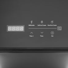 Load image into Gallery viewer, Volsen Pro-chill Ice Cream Machine - Black Stainless Steel Case